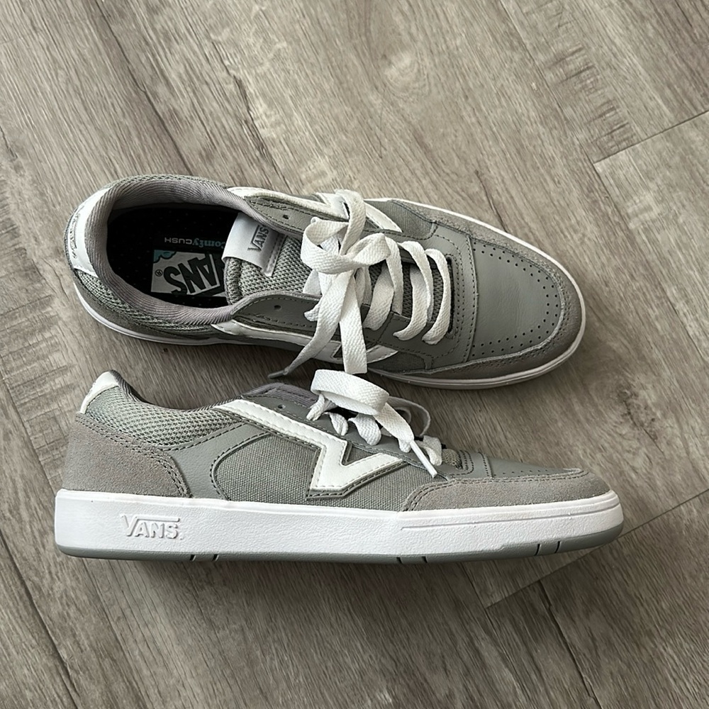 VANS Lowland CC Shoes Sport Drizzle White Gray - Picture 3 of 10